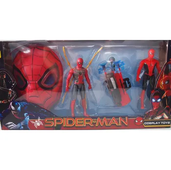 Figurka Sada figurek s vystřelovačem Spiderman a maskou
