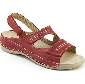 Dámská zdravotní obuv Sandále ŠÁRKA zdravotní obuv dámská červená LŠ-V25 Medistyle 39