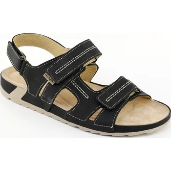 Pánská zdravotní obuv Sandále Ivan zdravotní obuv pánská černá 7I-J26 Medistyle 45