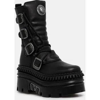 Dámské kozačky Kožené kotníkové boty New Rock M.WALL373.S15 černá 99X, EUR 41