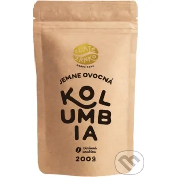 Káva Kolumbia "Jemne ovocná" - Kolumbia Zlaté Zrnko