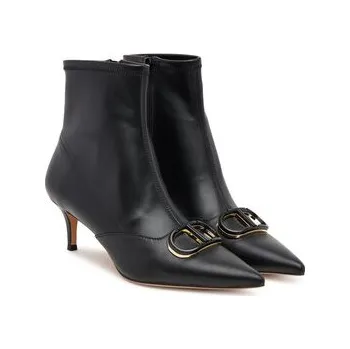 Dámské kozačky Polokozačky TWINSET 252TCP034 00006 Černá 40