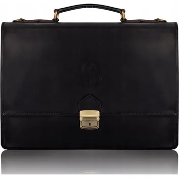 Pánská aktovka Paolo Peruzzi aktovka z pravé lícové kůže - muž