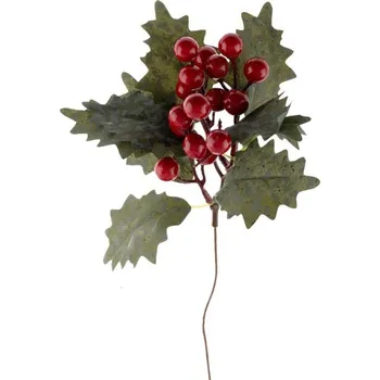umělá květina Přízdoba Větvička 25cm - Hloh