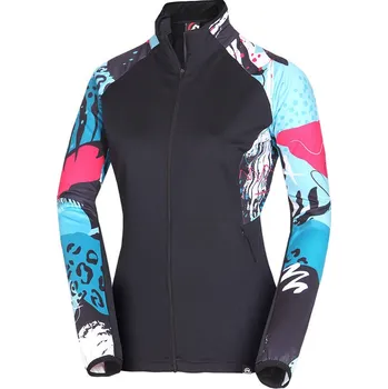 Dámská mikina Dámská skialpová mikina rychleschnoucí Dri-release® Northfinder ZLIECHOVA 2 splashblack Velikost: XL