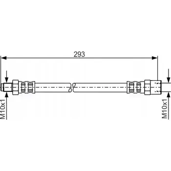 Brzdová hadice Bosch 1 987 481 160 Flexibilní brzdová hadice