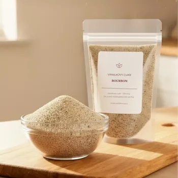 Cukr AEB spol. s r.o. - 5% vanilkový cukr třtinový - krystal - 500 g