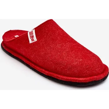 Dámská obuv Červené Klasické Dámské Papuče Big Star KK276012 40