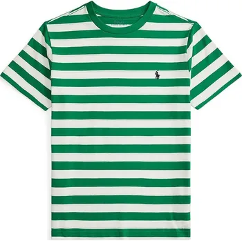 Chlapecké tričko Dětské bavlněné tričko Polo Ralph Lauren 323A95726001 zelená 77X, vel. 150-161