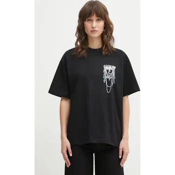 Dámské tričko Bavlněné tričko Carhartt WIP W SS Inverted Charm T-Shirt dámské, černá barva, I036030.89XX, L, 99X