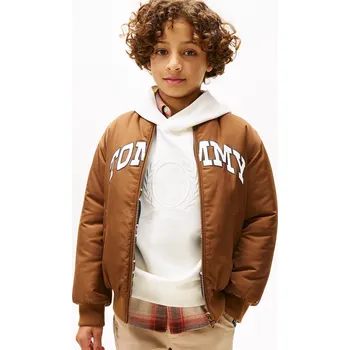 Chlapecké oblečení Dětská bunda Tommy Hilfiger KB0KB09957.128.176.9BYA hnědá 82X, vel. 176