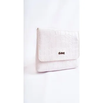 Kabelka Kožená taška Small Messenger Bag GOE ZNJ035 Bílá univerzální