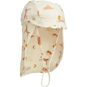 Čepice Dětská baseballová čepice Liewood Cecilia Swim Hat béžová barva, LW19880 01X, vel. 6-9 měsíců