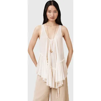 Dámská halenka Halenka AllSaints RACH dámská, bílá barva, hladká, W029PC 01A, vel. 36