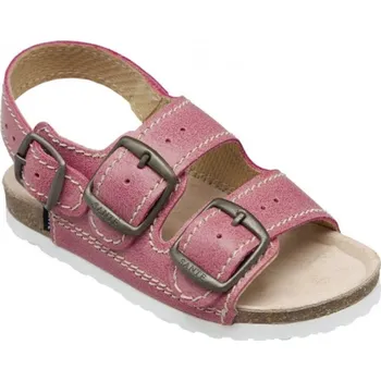 Chlapecká obuv Sante Dětské zdravotní sandálky Santé D/302 | S páskem přes patu D-302 - červená Velikost: 32