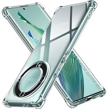 Pouzdro na mobilní telefon Techsuit Nárazuvzdorný Průhledný Silikon Honor Magic5 Lite Clear