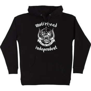 Pánská mikina INDEPENDENT mikina - Motorhead Warpig P/O Hooded Heavyweight Sweatshirt Black (158312) velikost: S