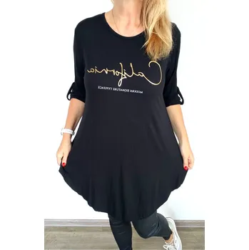 Dámská tunika Made in Italy Dámská tunika CALIFORNIA UNI, barva černá