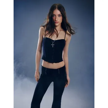 Dámská móda Korzetový top - M - House - černá - 367HE-99X