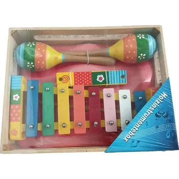 Hudební nástroj pro děti VOG Dřevěné hudební nástroje 4 ks