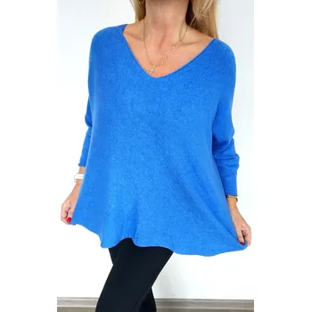 Dámský svetr Made in Italy Dámský svetřík SOFIA UNI, barva modrá