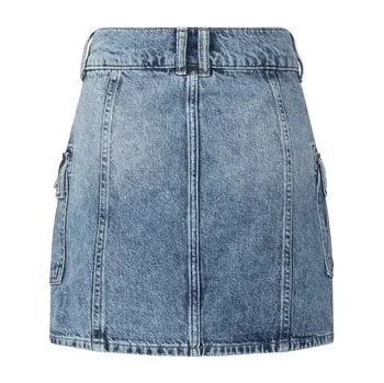 Dámská móda Guess Džínová sukně J6RD20 D45E0 Modrá Regular Fit 10Y