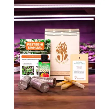Dárkový potravinový koš Dárkový BOX Začínám pěstovat své první chilli