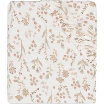 Prostěradlo Jollein Prostěradlo napínací 40/50 x 80/90 cm Bloomy