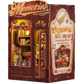 Obraz Miniaturní domeček mini Book Nook Retro Vinyly CuteBee