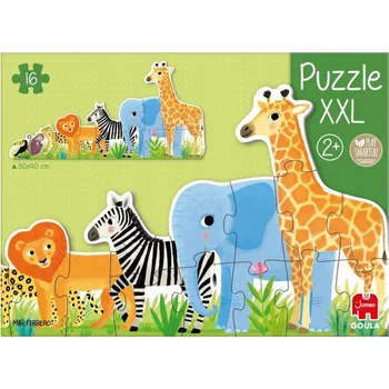 Puzzle Goula Puzzle 16 dílků Dětské Puzzle XXL Goula Jungle