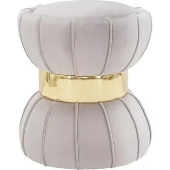 Taburet Taburet FLOWER šedý