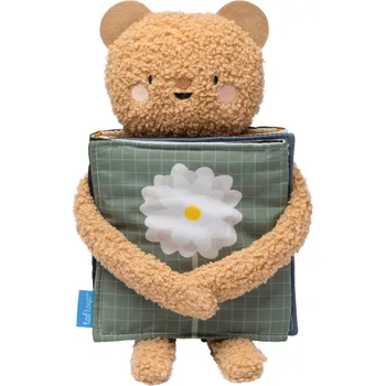 plyšák Taf Toys Medvídek plyšový s knížkou Snuggle Bear