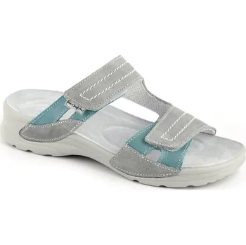 Dámská zdravotní obuv Pantofle NINA zdravotní obuv dámská šedá LN-T16/1 Medistyle 42