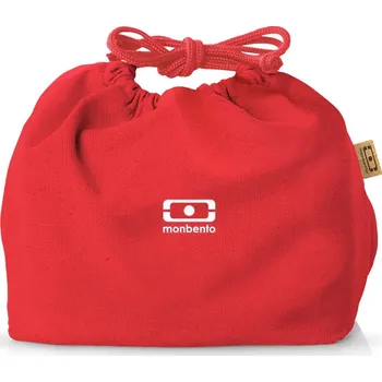 Jídlonosič Monbento plátěná taška na obědový box Pochette Red