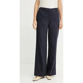 Lněné kalhoty BOSS 50540608 námořnická modř 59X, vel. 42