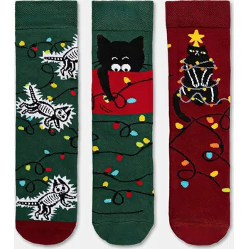 Pánské ponožky Bavlněné ponožky Medicine 3-pack více barev RW25-LBDA01 vícebarevná MLA, vel. 36/38