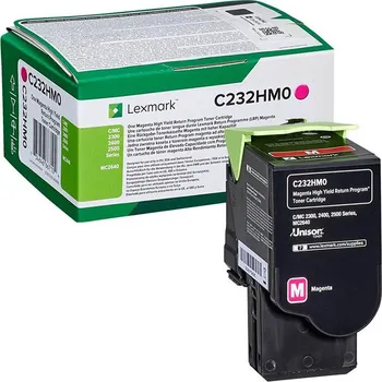Počítač Toner Lexmark C232HM0, C2325dw, C2425dw, C2535dw, MC2325adw, magenta, originál