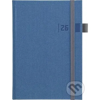 Diář Týdenní diář 2026 Tweed modrý - ERVÍN BURDA ERVÍN BURDA