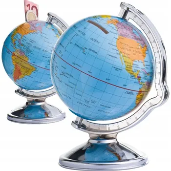 Pokladnička Pokladnička Macma 58386mc globus 16x10 cm
