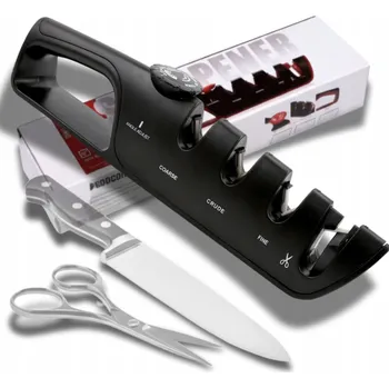 SILNÝ BROUSEK NA KUCHYŇSKÉ NOŽE NŮŽEK 3V1 BROUSEK NA NŮŽ ROLL KERAMICKÝ