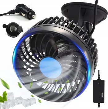 Domácí ventilátor Mini ventilátor Bedee DO AUTA ČERNÝ