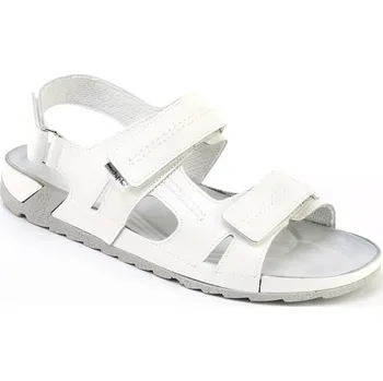 Pánská zdravotní obuv Sandále Ivan zdravotní obuv pánská bílá 7I-J21 Medistyle 47