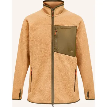 Peak Performance Pánská Fleecová Bunda Pile, koňaková, 56