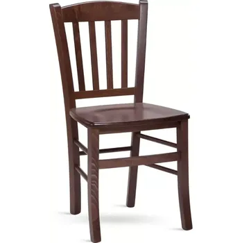 Jídelní židle Dřevěná židle Veneta - tmavě hnědá - SLEVA 3% s kodem radost25