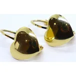 Klenoty Budín Dámské klasické patentové náušnice hladká srdce 585/1,59gr HK2397 (Klenoty Budín Dámské klasické patentové náušnice hladká srdce 585/1,59gr HK2397)