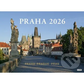 Doplněk ke knize Kalendář 2026 Praha - Prague - Prag - nástěnný - Pražský svět Pražský svět