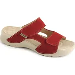 Pantofle MIRKA zdravotní obuv dámská červená LM-T15 Medistyle 41