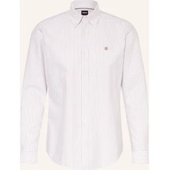 Pánská košile Boss Pánská Košile Roan Slim Fit, bílá / tmavě modrá, 38