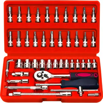 Klíč SADA NÁSTRČNÝCH KLÍČŮ 46 DÍLŮ OCEL