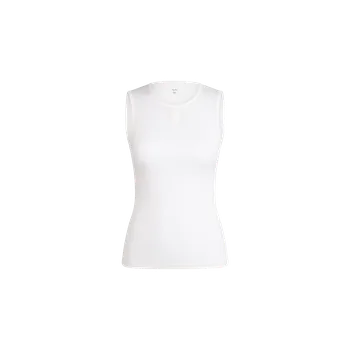 Dámské tričko Lehké dámské funkční triko Rapha bez rukávů Barva: Bílá, Velikost: L